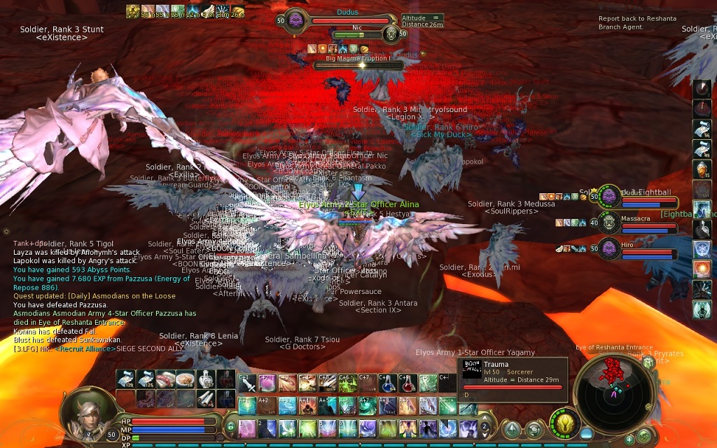 Aion Abyss Kampf