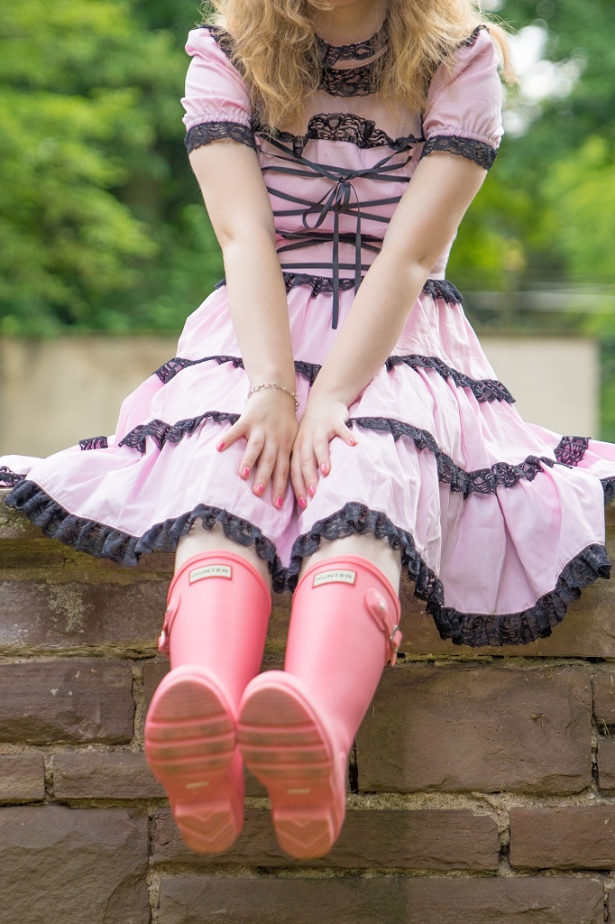 Lolita Cosplay Lolitakleid Gummistiefel