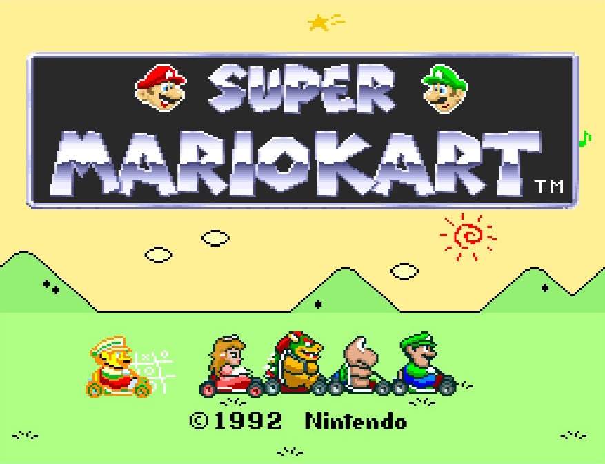 Super Mario Kart Super Ninendo