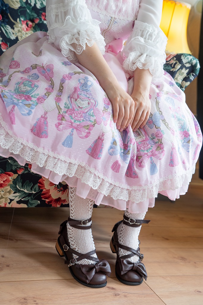 Angelic Pretty Romantic Perfume Lolita Coord Tea Party Schuhe 1