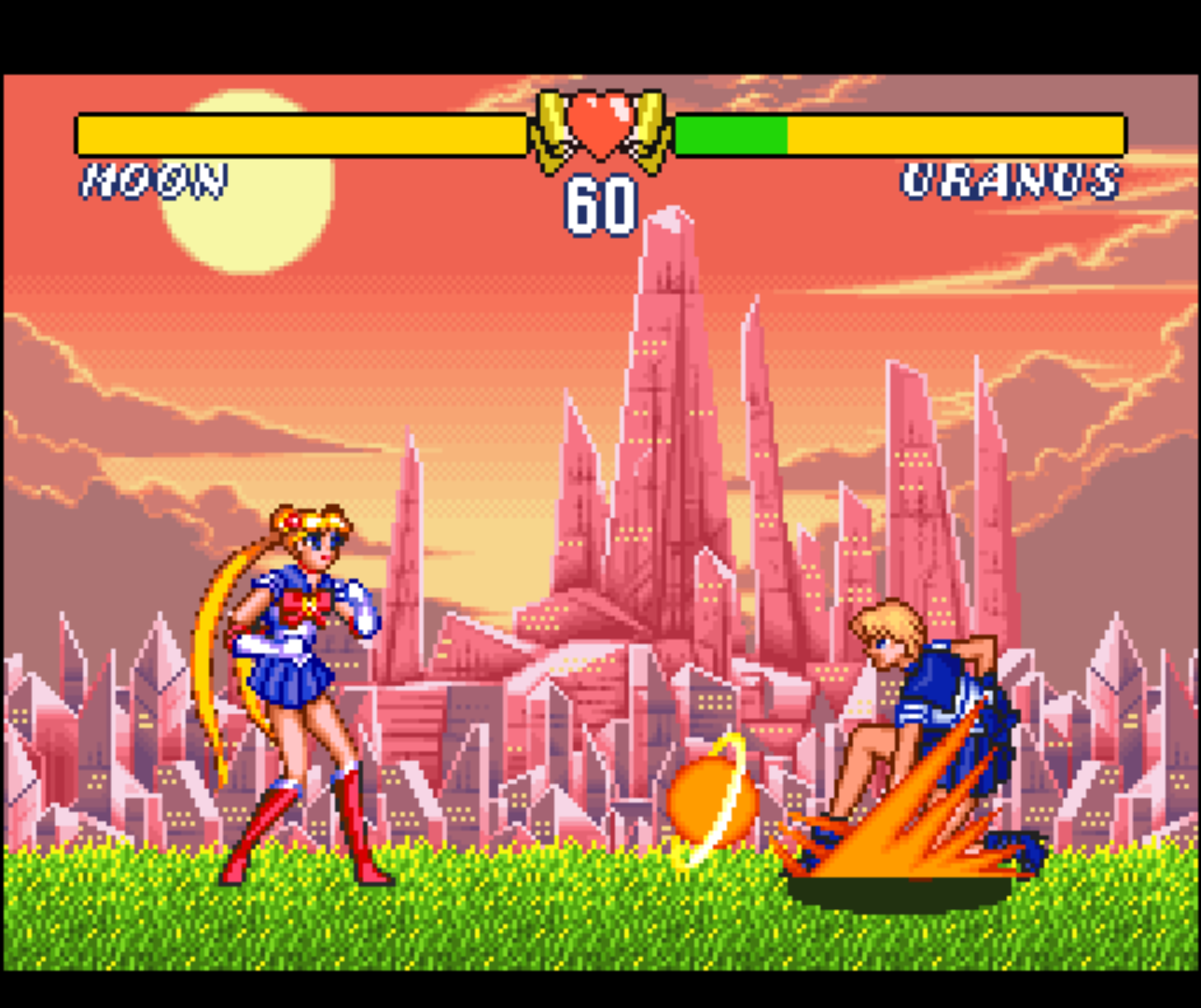 Bishoujo Senshi Sailor Moon S - Jougai Rantou! Shuyaku Soudatsusen SNES Super Ninendo