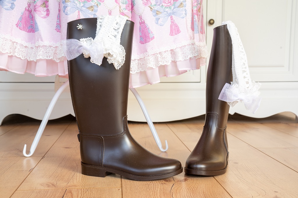 Lolitaschuhe Untergröße Gummistiefel