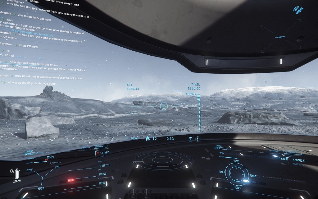 Star Citizen Mond Landung