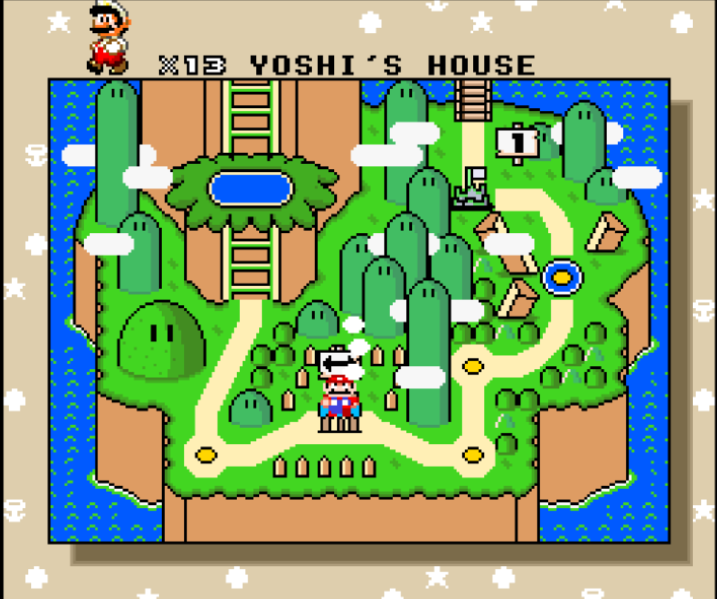 Super Mario World Oberwelt Anfang