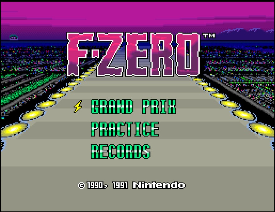 F-Zero Titelbild