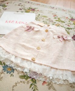 Liz Lisa Rock Ribbon Pocket Tweet Skirt