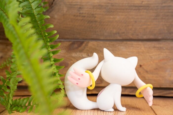 Kyubey Figur Rückansicht