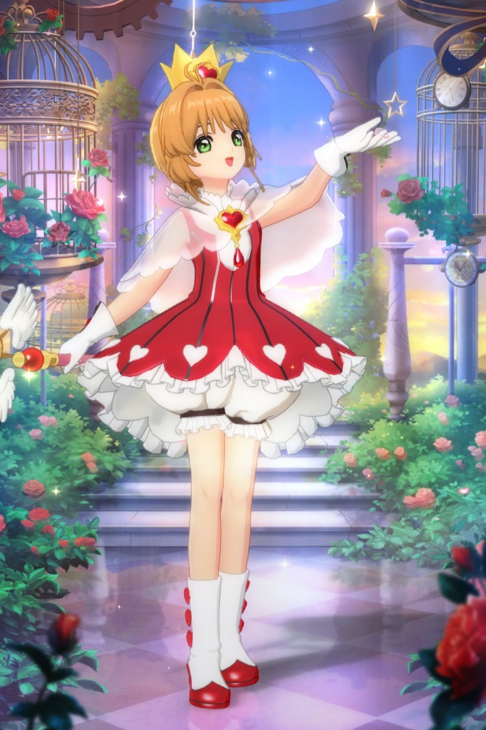 Cardcaptor Sakura Outfit Red Heart