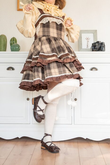 Lolita Coord Winter Braun Tea Parties