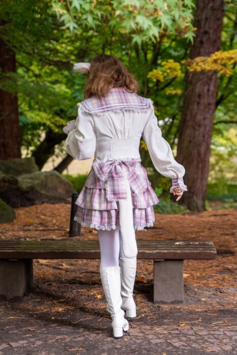Ank Rouge Outfit Catgirl Rückansicht