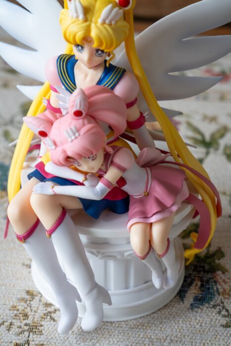 Eternal Sailor Moon & Sailor Chibi Moon Figur Basis
