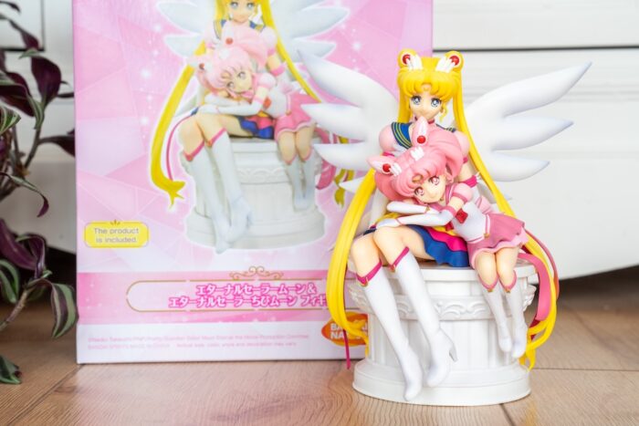 Magical Girl Anime Figuren Eternal Sailor Moon und Sailir Chibi Moon
