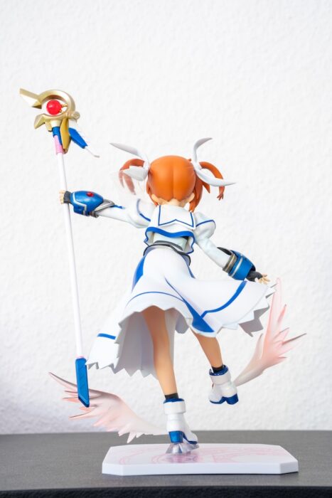 Magical Girl Lyrical Nanoha Figur Rückansicht